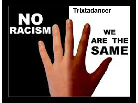 Sign to stop racism