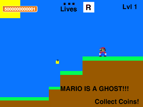 MARIO IS A GHOST!!!!