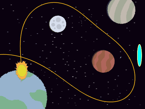 Space Exploration with Verlet Integration