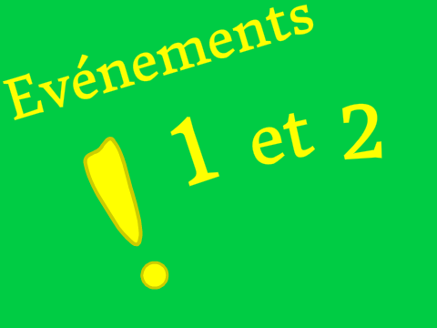Résultats du premier événement + événement 2