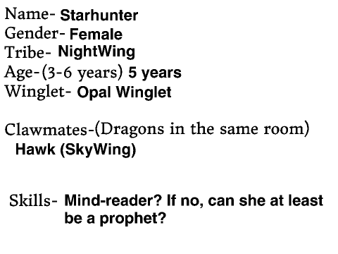 Starhunter ~ JMA Academy RP ~ WOF