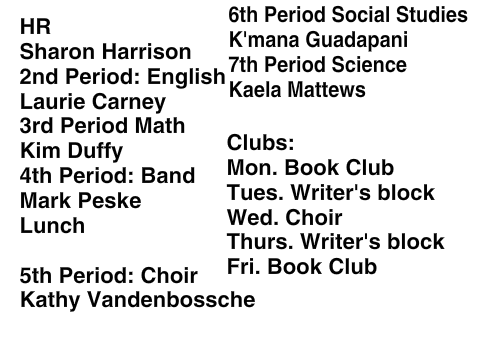 Student Schedules remix