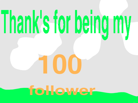 100th follower