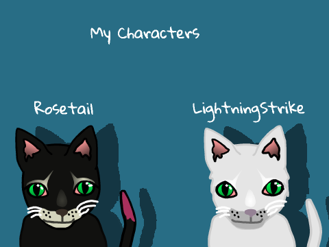 Rosetail and LIghtningStrike Snowclan rp