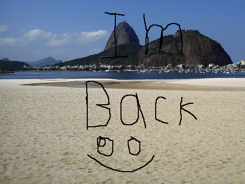 i am back but not for long