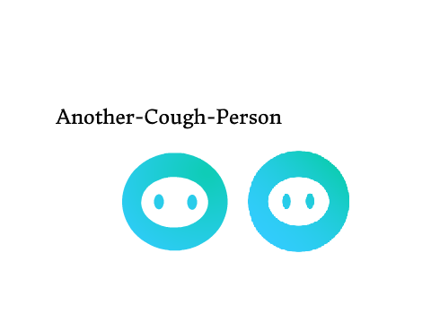 Aother Cough Person logo vector