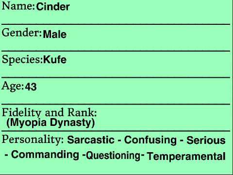 Cinder (Flatliner RP)