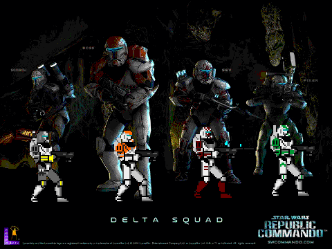 Delta Squad Commando Sprites