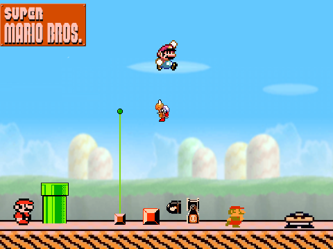 Super mario bros sprites