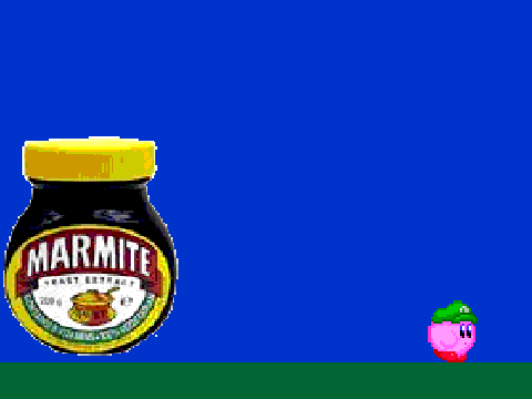 add your self running away from MARMITE