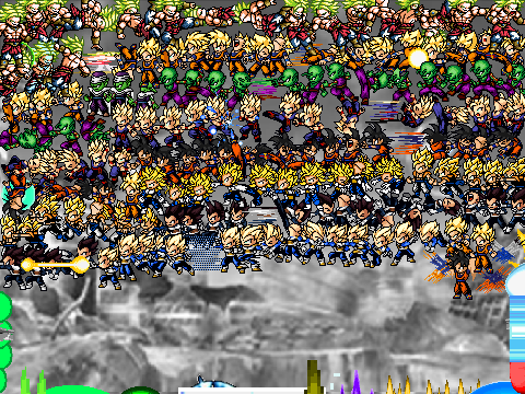 goku and vegeta vs broly scene creator