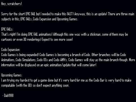 EPIC FAIL 1 + Update