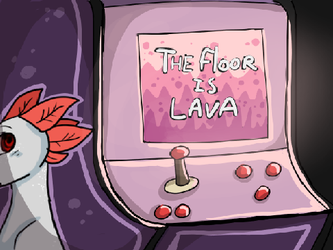The Floor is Lava MEME