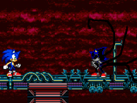 Epic Showdown! Sonic vs skenic
