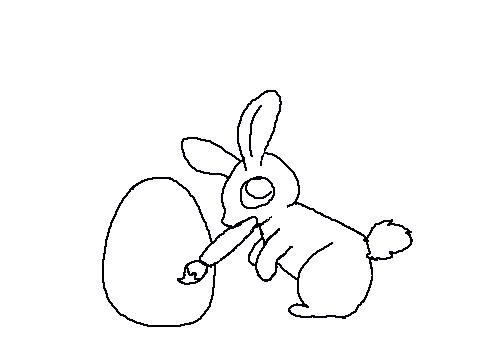 EASTER BUNNY COLORING CONTEST!!! (please read notes)