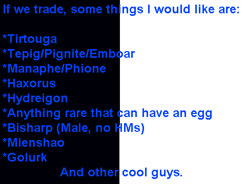 Who wants to play Pokemon Black and White with me?(Updated)