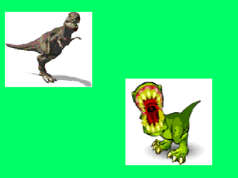 2 T-Rex Sprites.