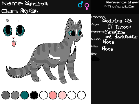 Mintfrost Bio Sheet