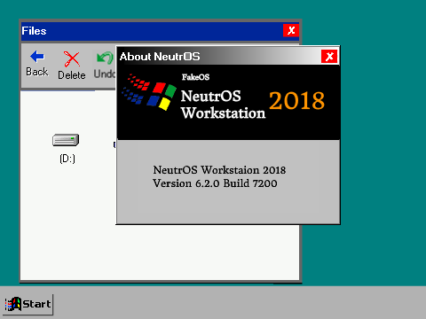 NeutrOS Workstation 2018