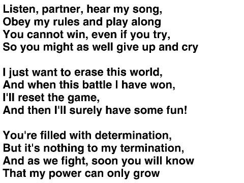 Megalo Strike Back Lyrics WIP