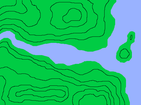Water level rise demo