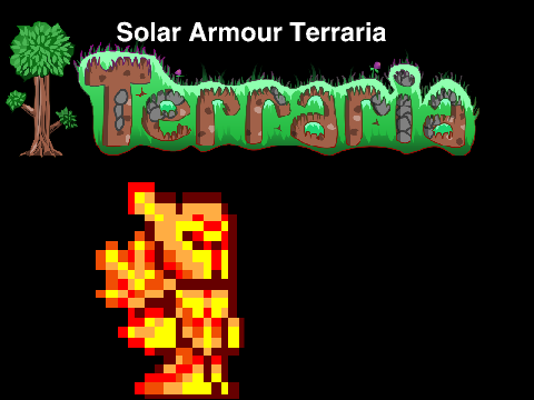 Solar Armour (with Terra Blade) Pixel Art