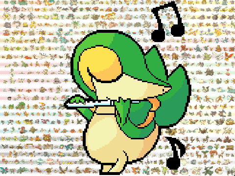 Snivy Playing Flute remix