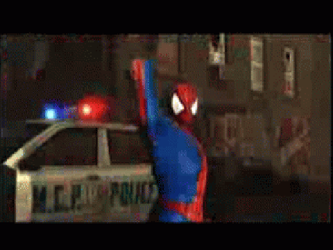 The Spiderman show ep 1 Spiderman takes a pic