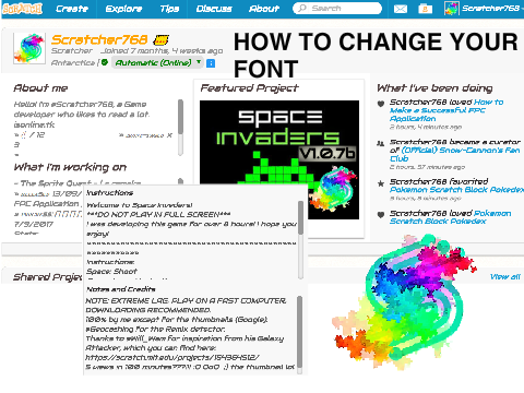 How to Change Font