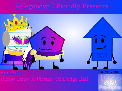 Please Drawing A Picture Of Dodge Ball