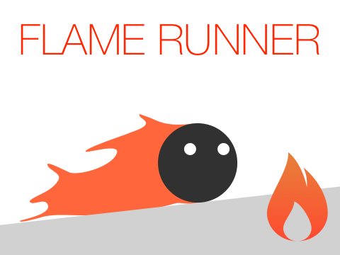 Flame Runner with Global Highscore