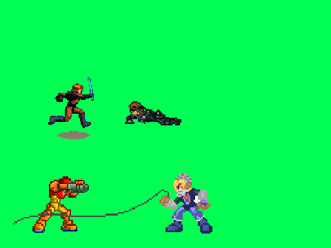 Dramatic Sprite Fight