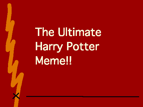 Harry Potter meme, vol. 1