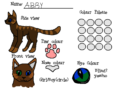 Warrior Cats Create a Cat Character! remix