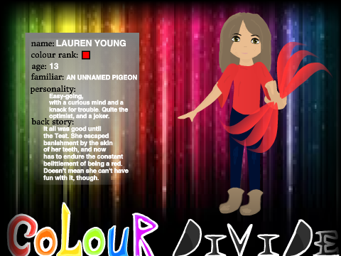 Colour Divide RPG bio template to remix! remix