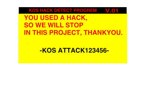 KOS HACK DETECT PROGREM V.O1