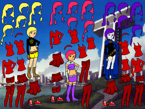 Teen Titans Dress Up