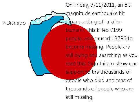 Show Your Support To Japan