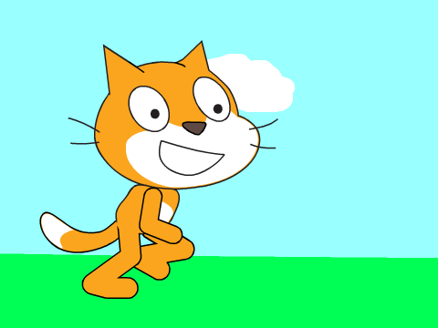 Scratch Cat Walking 
