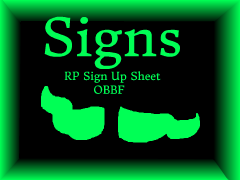 RP | Signs | Sign Up!