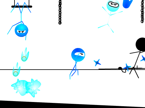 Ninja blue fire