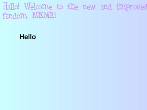 -|FANDOM MEME|- remix redo