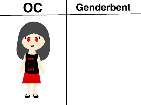 Give me your OC and I will genderbend them remix