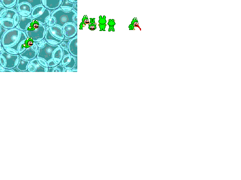 Frog mario sprite