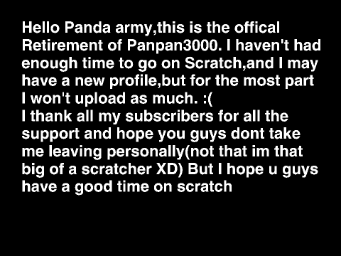 Offical retirement of panpan3000 :(