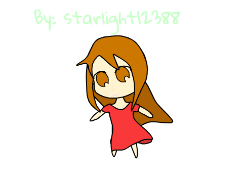 ちびキャラっぽいものを描いてみた　Drawing a Chibi Character