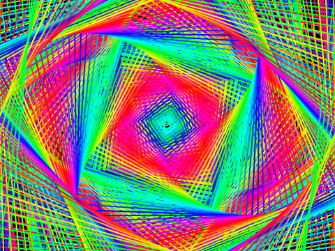Spiral squares