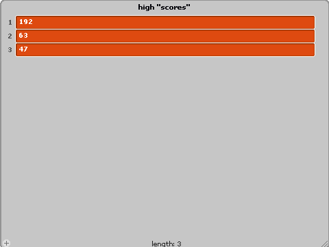 High Scores Feature v1