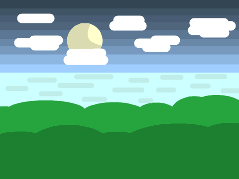 Ocean Night Time
