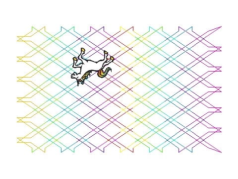 unicorn draws a cool picture sped up